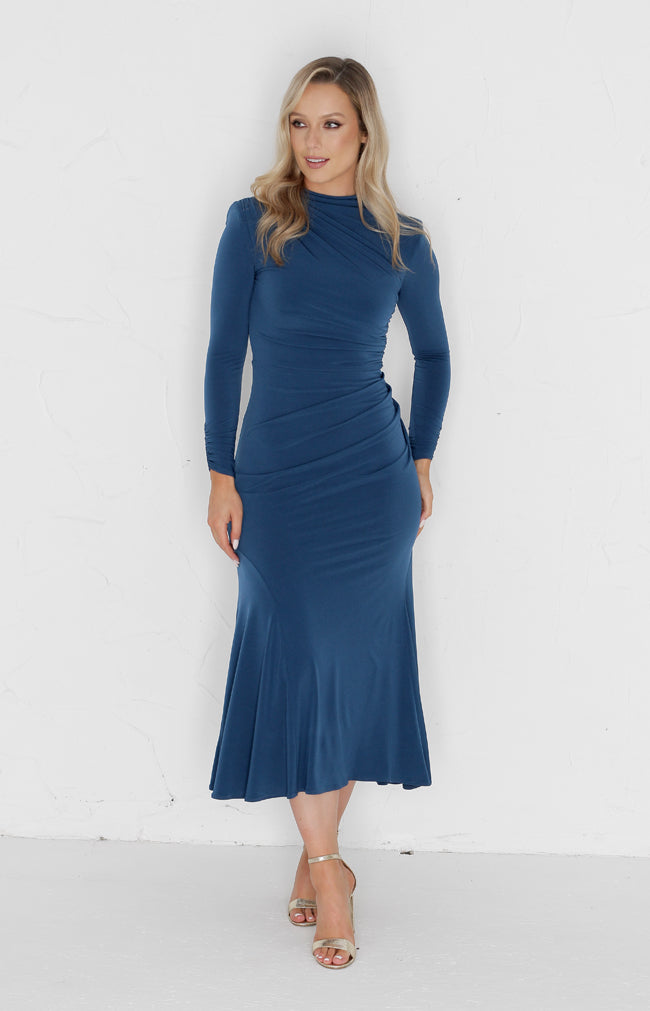 Lucia Midi Dress - Teal