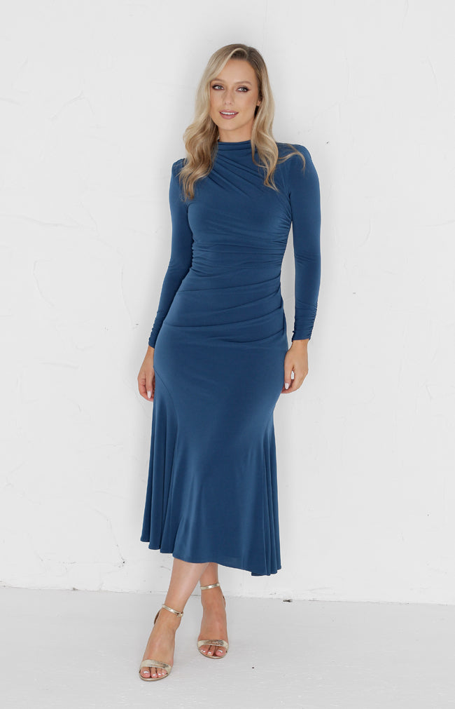 Lucia Midi Dress - Teal