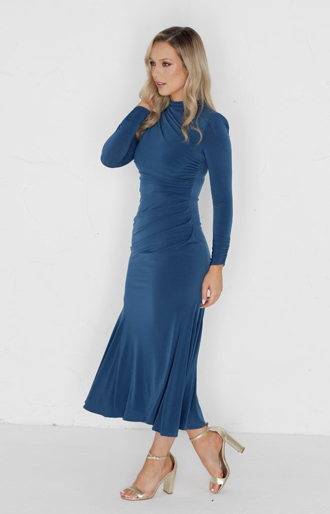 Lucia Midi Dress - Teal