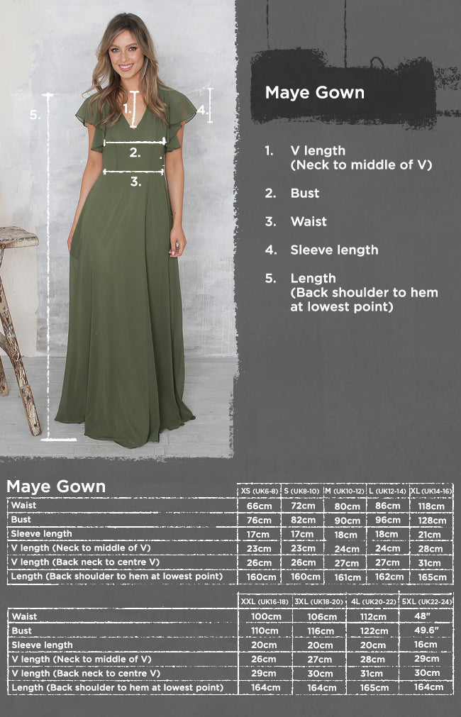 Maye Gown - Cashmere Blue