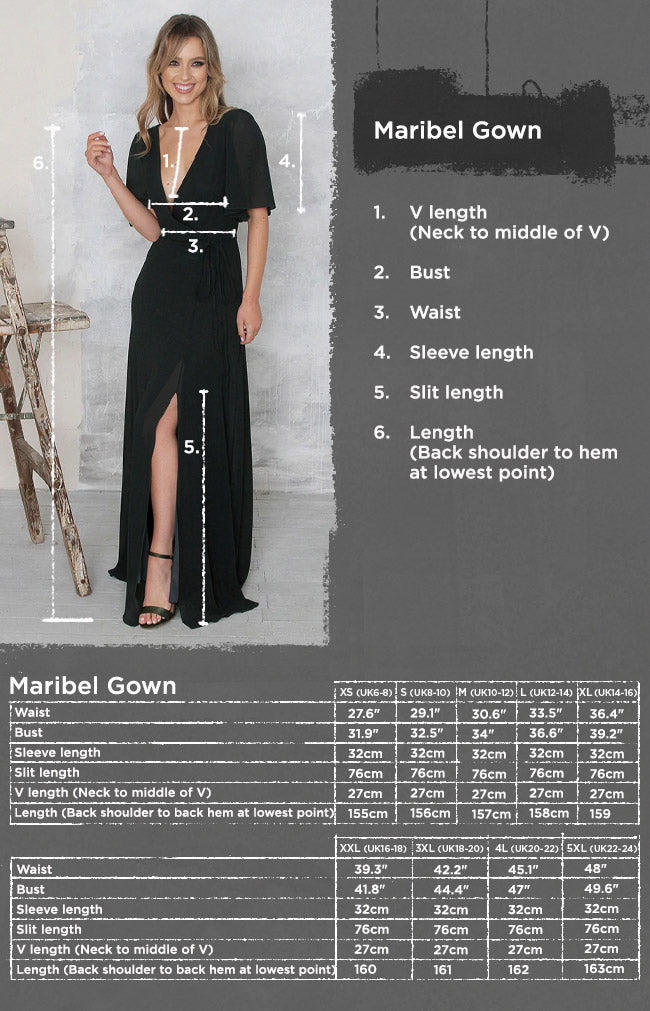 Maribel Gown - Forest Green