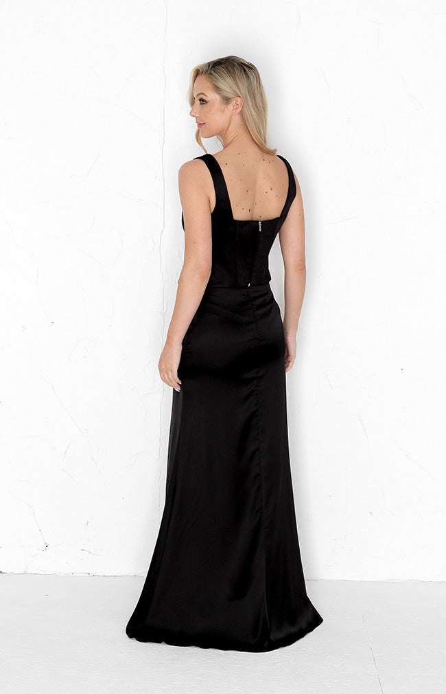 Harlow Corset Top  - Black
