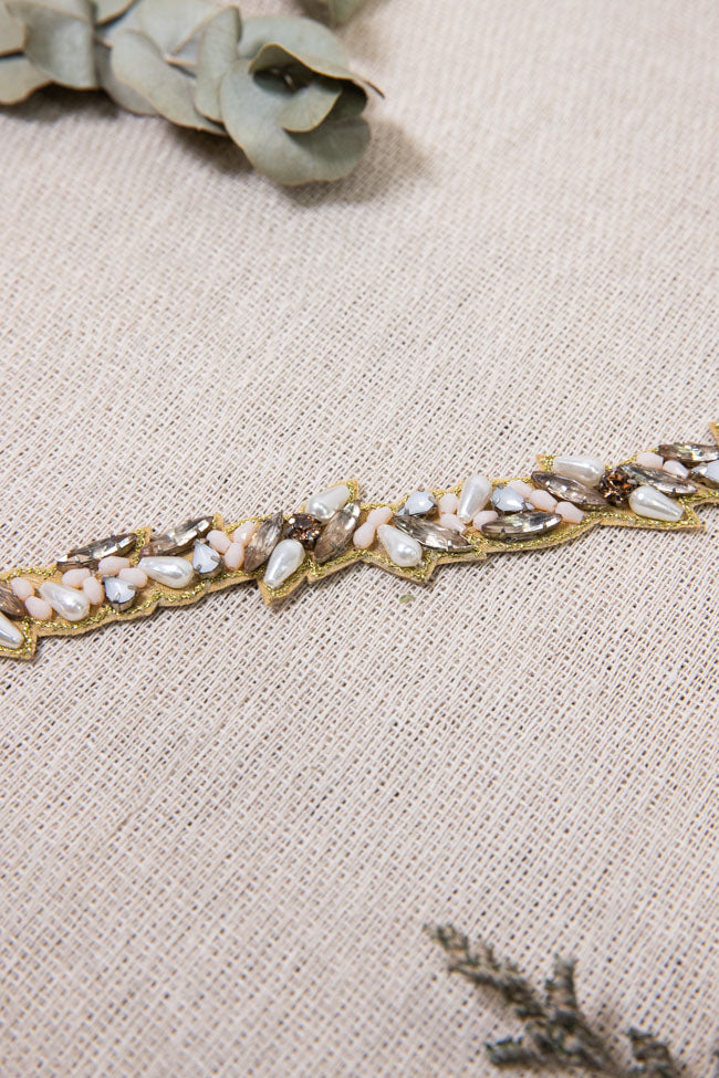 Baker Beaded Belt - Ivory