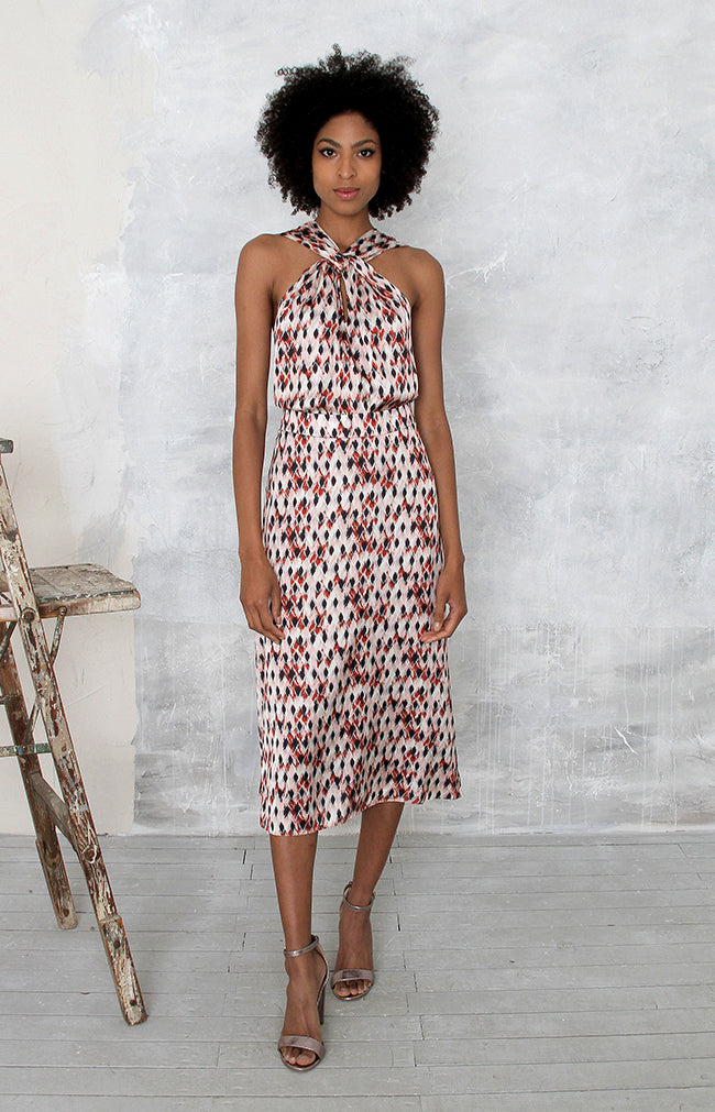 Juniper Printed Skirt - Rust