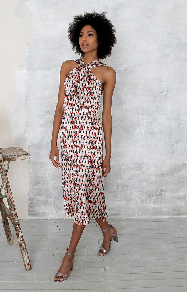 Juniper Printed Skirt - Rust