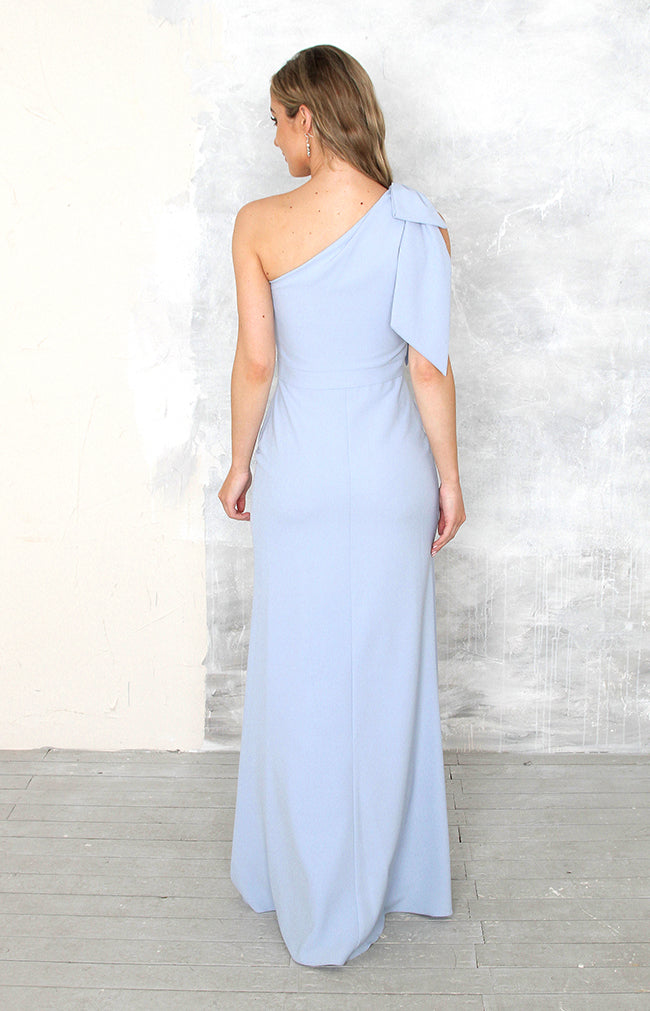 Fleur Crepe Gown - Cashmere Blue 1122